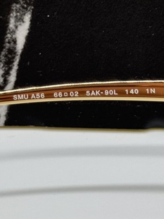 New Miu Miu MUA56S  5AK90L Gold Brown Women Sunglasses MUA 56S main image 9